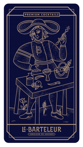 LB_CARTE TAROT_BEIGE-FOND BLEU LB_CARTE TAROT_BEIGE-FOND BLEU